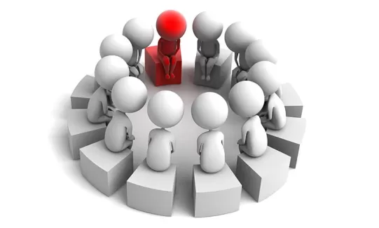 عکس باکیفیت آدمک های نشسته دورهم