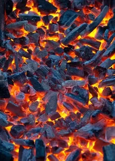 عکس باکیفیت ذغال روی آتش عکس باکیفیت ذغال روی آتش