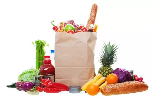 عکس با کیفیت سبد خرید میوه و سبزیجات عکس با کیفیت سبد خرید میوه و سبزیجات