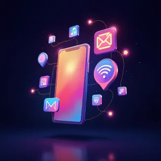 دانلود عکس با کیفیت موبایل و داده دیجیتال عکس حرفه ای تکنولوژی