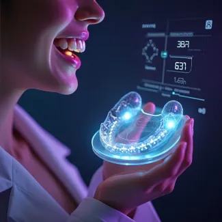 عکس با کیفیت قالب دندان سه بعدی عکس حرفه ای کلینیک دندانپزشکی