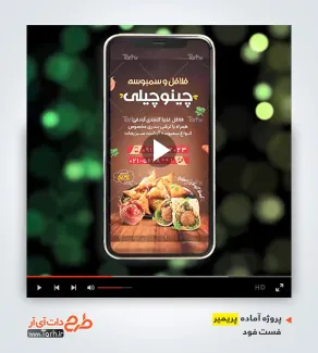 پروژه تبلیغاتی پریمیر فلافلی
