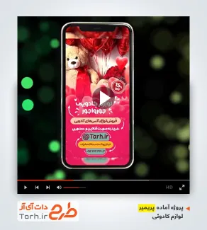 قالب ریلز اینستاگرام لوازم کادوئی