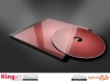 طرح خام موکاپ کاور CD به صورت لایه باز با فرمت psd جهت پیش نمایش کاور و برچسب CD و DVD