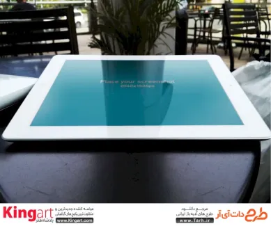 قالب موکاپ iPad به صورت لایه باز با فرمت psd جهت پیش نمایش صفحه iPad