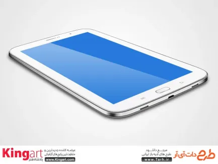 طرح موکاپ و پیش نمایش تبلت به صورت لایه باز با فرمت psd جهت پیش نمایش صفحه iPad