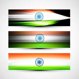  وکتور پرچم کشور هند