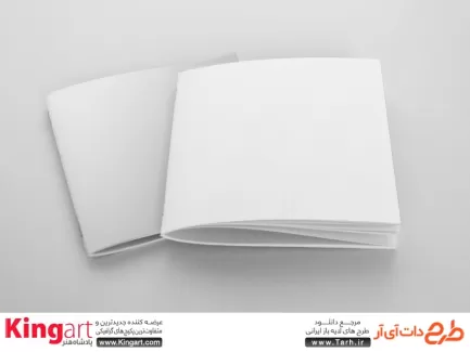 موکاپ جلد دفتر قابل ویرایش به صورت لایه باز با فرمت psd جهت پیش نمایش کتاب، مجله، دفترچه یادداشت