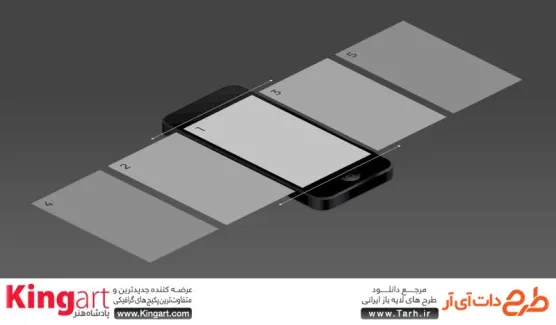 دانلود موکاپ رایگان گوشی به صورت لایه باز با فرمت psd جهت پیش نمایش صفحه گوشی