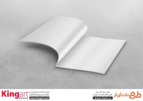 موکاپ مجله فارسی رایگان به صورت لایه باز با فرمت psd جهت پیش نمایش کتاب، مجله، دفترچه یادداشت