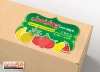 طرح لیبل برش خاص میوه فروشی شامل وکتور میوه جهت چاپ لیبل و برچسب سوپر میوه