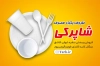 کارت ویزیت لایه باز ظروف یک بار مصرف شامل عکس ظروف یکبار مصرف