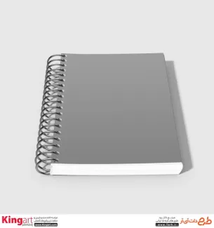 موکاپ خام دفترچه رایگان به صورت لایه باز با فرمت psd جهت پیش نمایش کتاب، مجله، دفترچه یادداشت