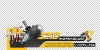 طرح استیکر ابزار فروشی شامل تصویرسازی ابزارآلات