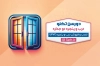 فایل کارت ویزیت درب و پنجره دوجداره شامل وکتور پنجره دوجداره
