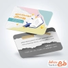 کارت ویزیت تبلیغاتی آموزشگاه کنکور با وکتور کتاب