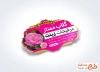 طرح لایه باز لیبل برشی عرقیجات گیاهی شامل عکس گل محمدی