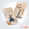 طرح لایه باز کارت ویزیت اسباب بازی فروشی شامل عکس عروسک