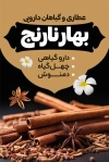طرح لایه باز کارت ویزیت عطاری و دارو گیاهی شامل عکس گیاه دارویی