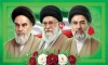 طرح بنر لایه باز رهبران انقلاب جمهوری اسلامی دارای وکتور گل