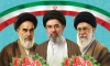 دانلود بنر امام خمینی آیت الله مجتبی خامنه ای و رهبر شهید دارای وکتور گل