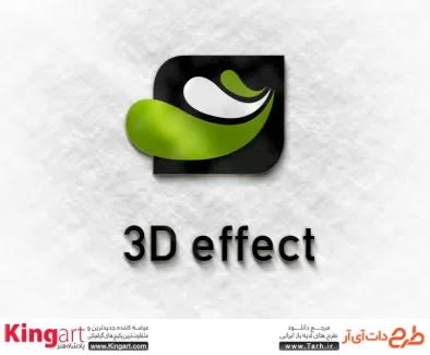 موکاپ لوگو 3d (سه بعدی) روی دیوار به صورت لایه باز با فرمت psd جهت پیش نمایش لوگو و آرم