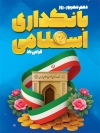 طرح لایه باز روز بانکداری اسلامی شامل عکس سکه جهت چاپ پوستر و بنر بانکداری اسلامی