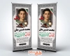 طرح بنر استندی تسلیت شهید شامل خوشنویسی شهادت گوارای وجودت