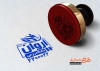 طرح مهر ژلاتینی باشگاه رزمی با وکتور ورزشکار