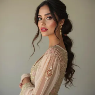 عکس هوش مصنوعی عکس حرفه ای زن