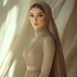 عکس گرافیکی زن با حجاب عکس حرفه ای زن