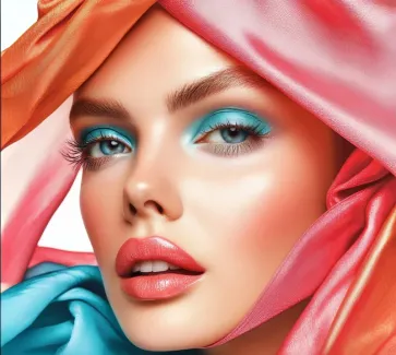 عکس زن آرایش کرده با کیفیت عکس حرفه ای زن
