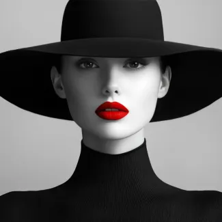 دانلود عکس زن با کلاه عکس حرفه ای زن