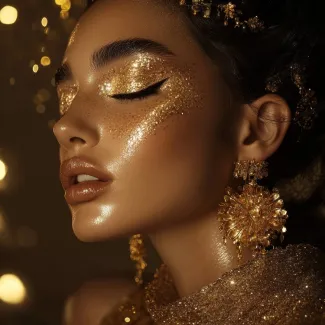 عکس استوک آرایش میکاپ عکس حرفه ای زن