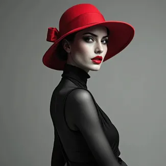 عکس استوک زن با رژلب قرمز عکس حرفه ای زن