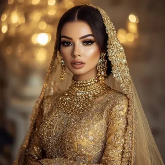 عکس حرفه ای میکاپ هندی عکس حرفه ای زن