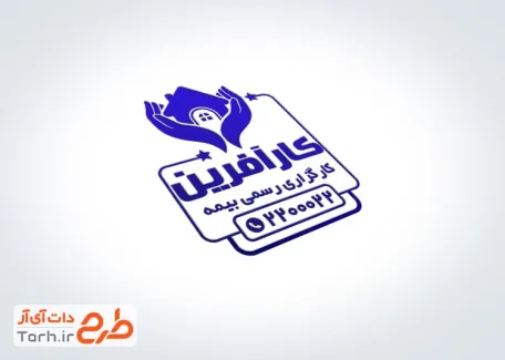 دانلود قالب مهر نمایندگی بیمه با وکتور خانه
