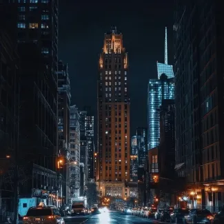 عکس برج شهری با کیفیت عکس حرفه ای ساختمان