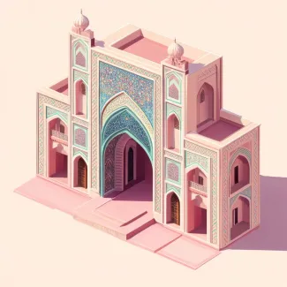 تصویر حرفه ای مسجد عکس حرفه ای ساختمان
