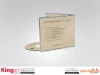 طرح موکاپ سی دی به صورت لایه باز با فرمت psd جهت پیش نمایش کاور و برچسب CD و DVD