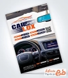 طرح پوستر تبلیغاتی کارواش اتومبیل با عکس ماشین