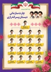 فایل لایه باز چارت سازمانی مدارس با عکس پرچم ایران با فرمت PSD و قابل ویرایش