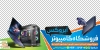 طرح لایه باز برچسب روی شیشه کامپیوتر فروشی شامل عکس کامپیوتر