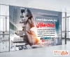 طرح بنر دفتر فنی و مهندسی شامل عکس ماکت ساختمان با فایل psd و قابل ویرایش