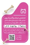 دانلود کارت ویزیت دامپزشک شامل عکس گربه