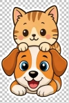 کارت ویزیت دامپزشک شامل وکتور گربه