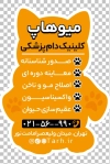 دانلود کارت ویزیت دامپزشک شامل وکتور گربه