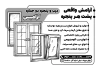 طرح ریسو درب و پنجره دوجداره شاکل وکتور پنجره جهت چاپ تراکت سیاه سفید لایه باز فروش در و پنجره