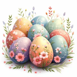 عکس حرفه ای تخم مرغ رنگی