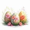 عکس حرفه ای تخم مرغ رنگی